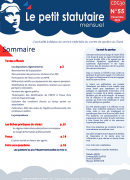 Le petit statutaire - Décembre 2024
