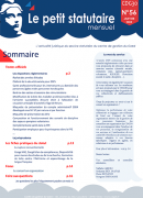 Le petit statutaire - Janvier 2025