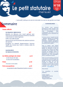 Le petit statutaire - mars 2025